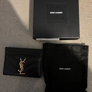 YSL Leather Card Case